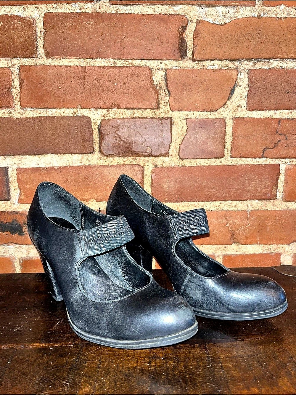 Born Black Mary Jane Heels